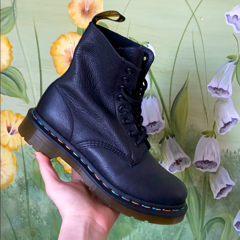 1460 rainbow stitched Doc Martens
